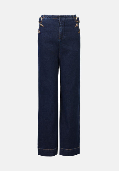 Anna Field Straight Leg Jeans - Dark Blue Wash