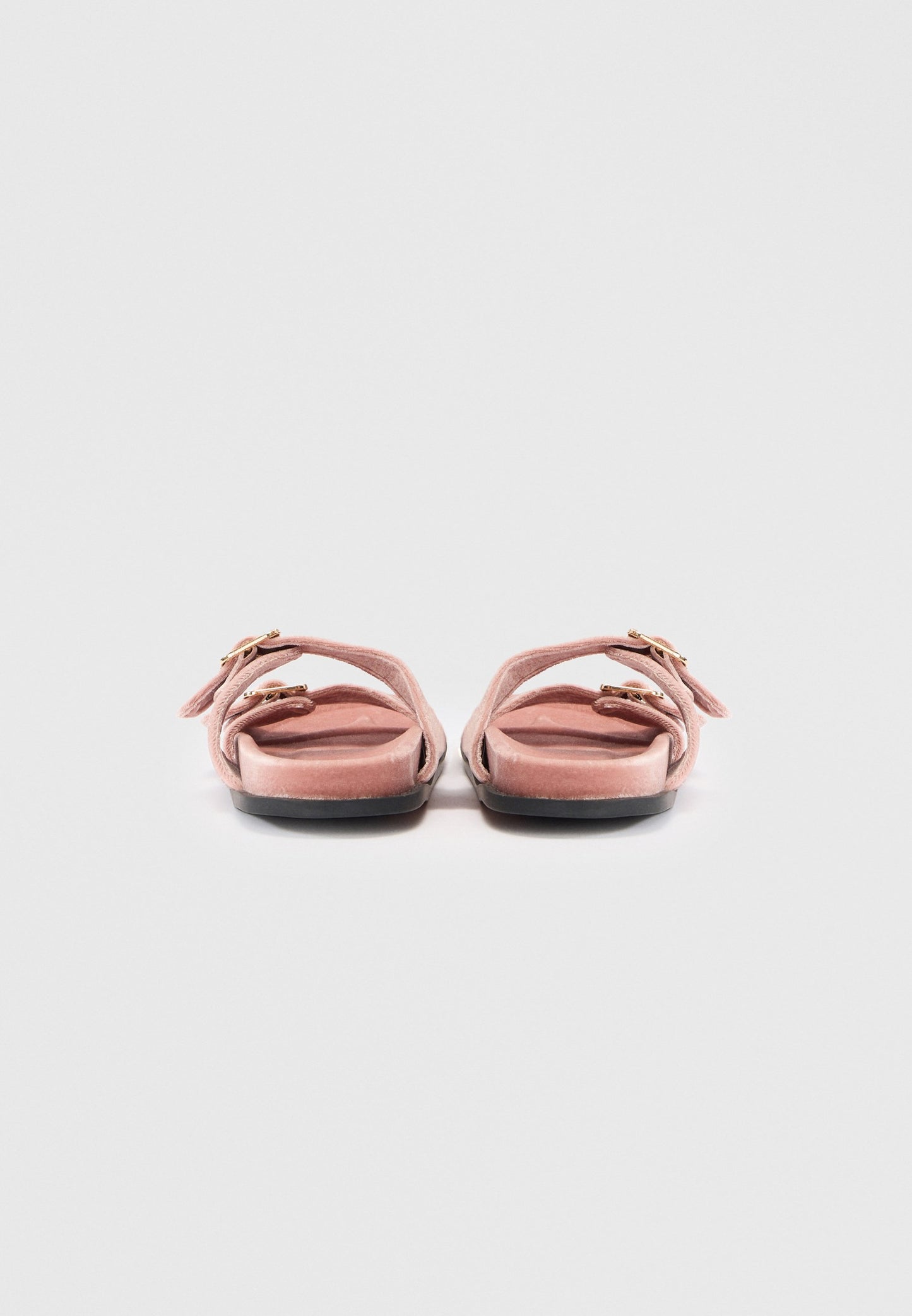 Anna Field Mules - Dusty Rose
