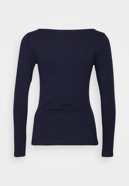 Anna Field 2 Pack - Long Sleeved Top - White/Navy