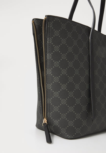 Anna Field Handbag - Grey/black