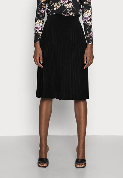 Anna Field Plisse A-Line Mini Skirt - A-Line Skirt - Black