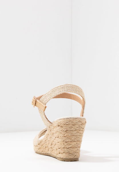 Anna Field Wedge Sandals - Beige