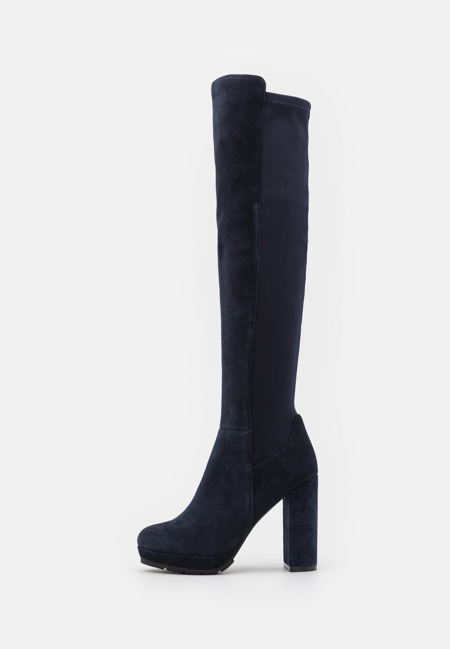 Anna Field Leather - Over-The-Knee Boots - Dark Blue