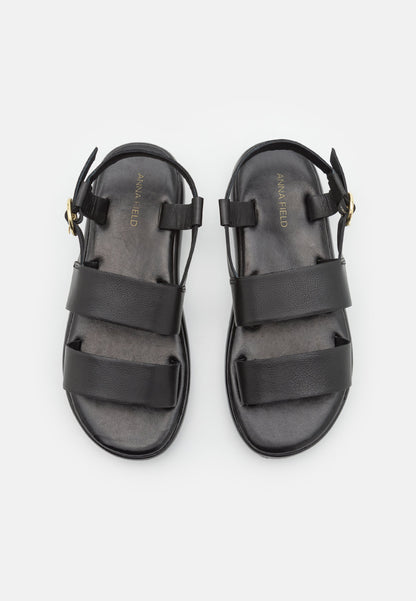 Anna Field Leather - Sandals - Black
