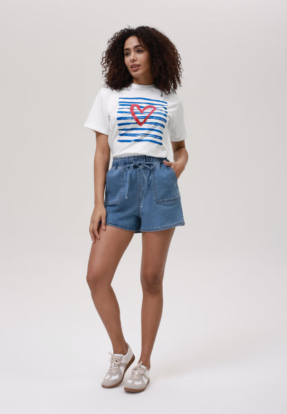 Anna Field Denim Shorts - Light Blue Wash