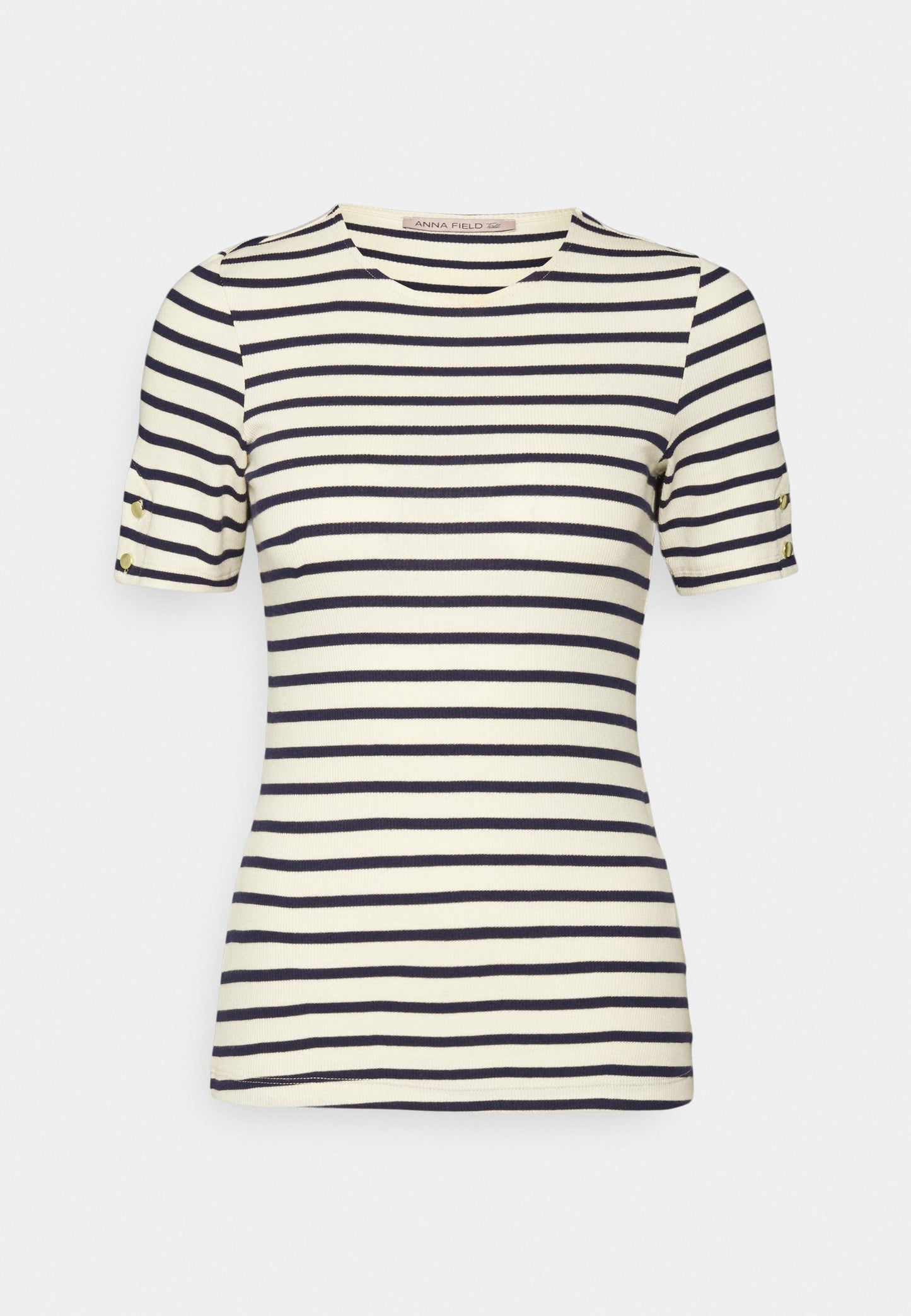  Print T-Shirt - Dark Blue/White