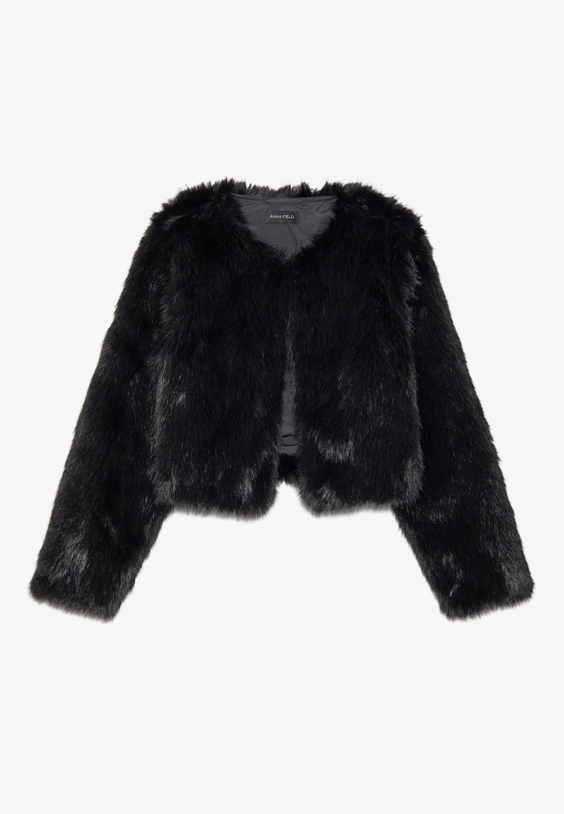 Anna Field CROPPED - Winter Jacket - Grey