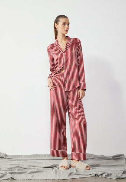 Anna Field Pyjama Set - Red,white