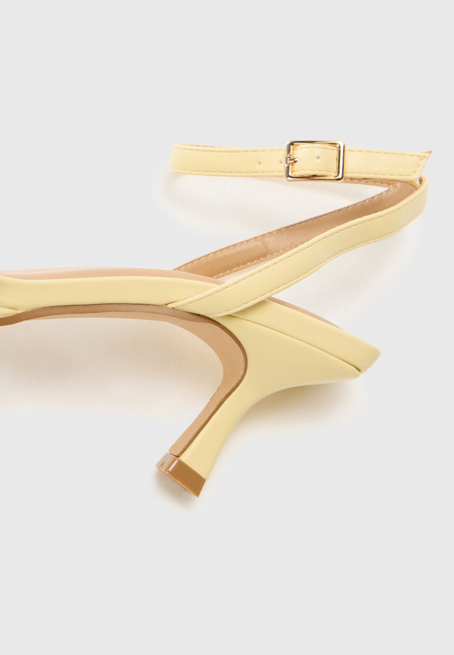 Anna Field Ankle Cuff Sandals - Light Yellow