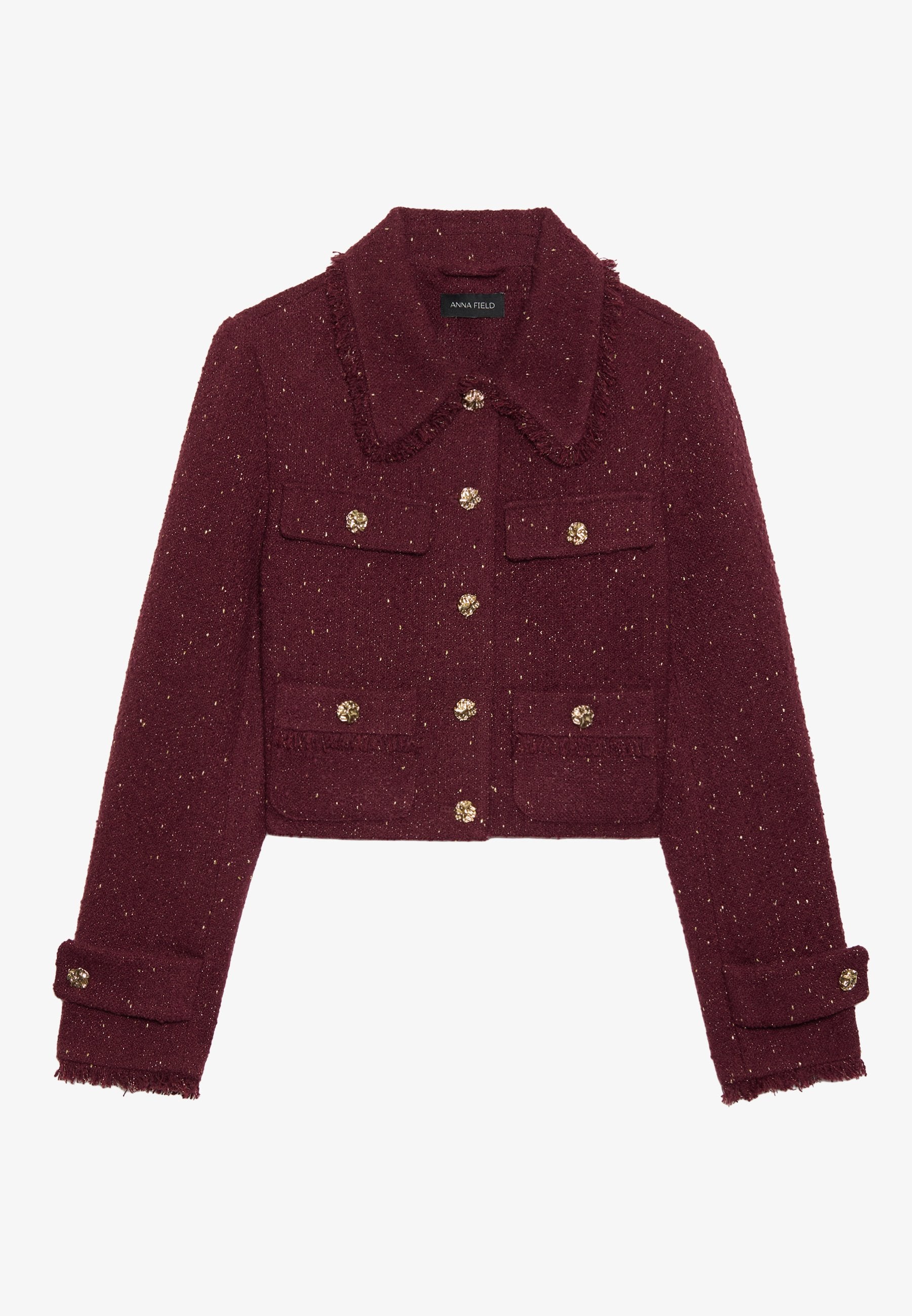 Anna Field Summer Jacket - Bordeaux