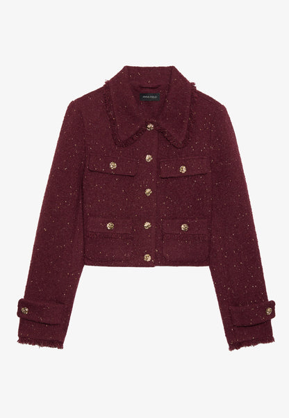 Anna Field Summer Jacket - Bordeaux