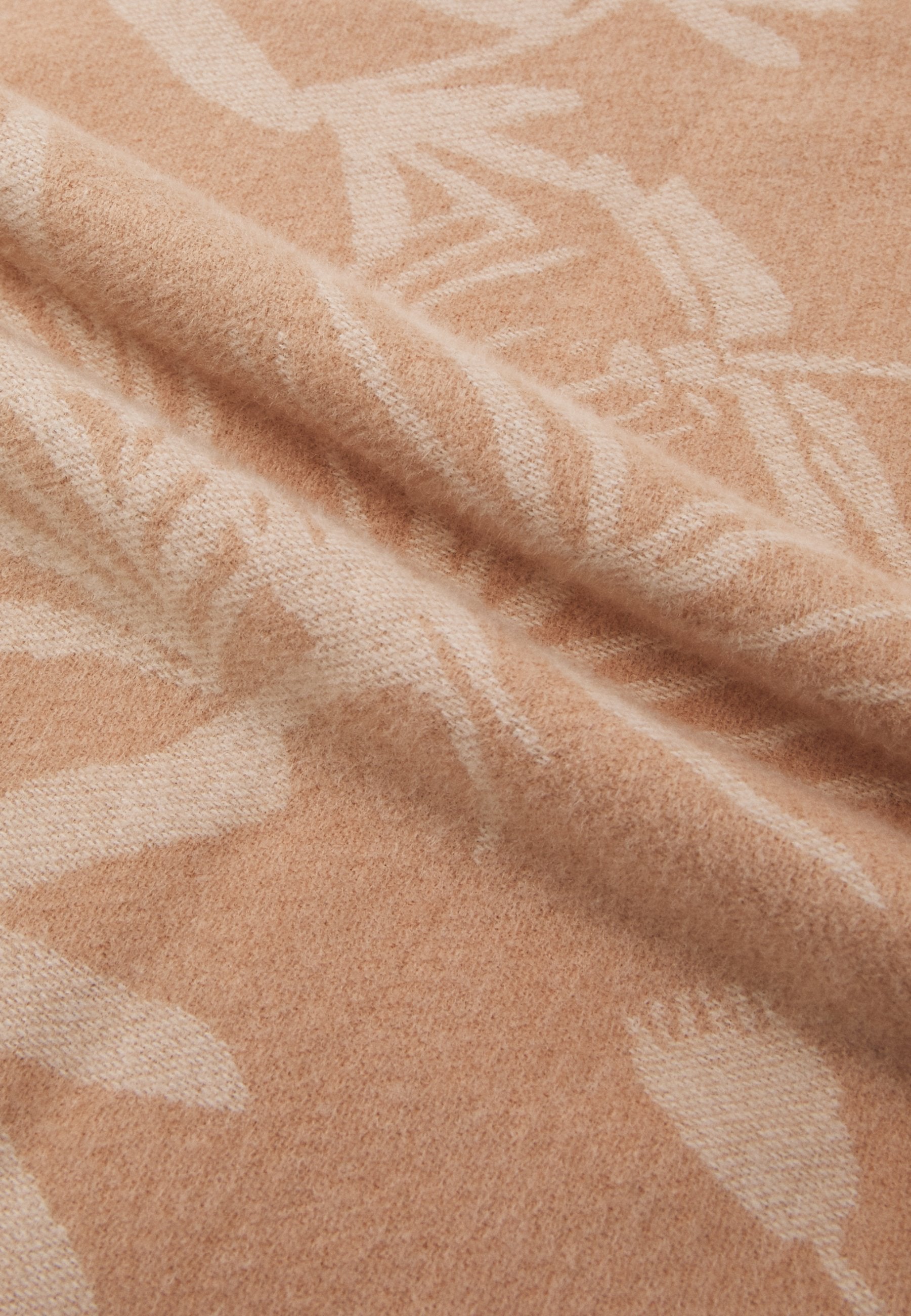 Anna Field Scarf - Nude/wine Red
