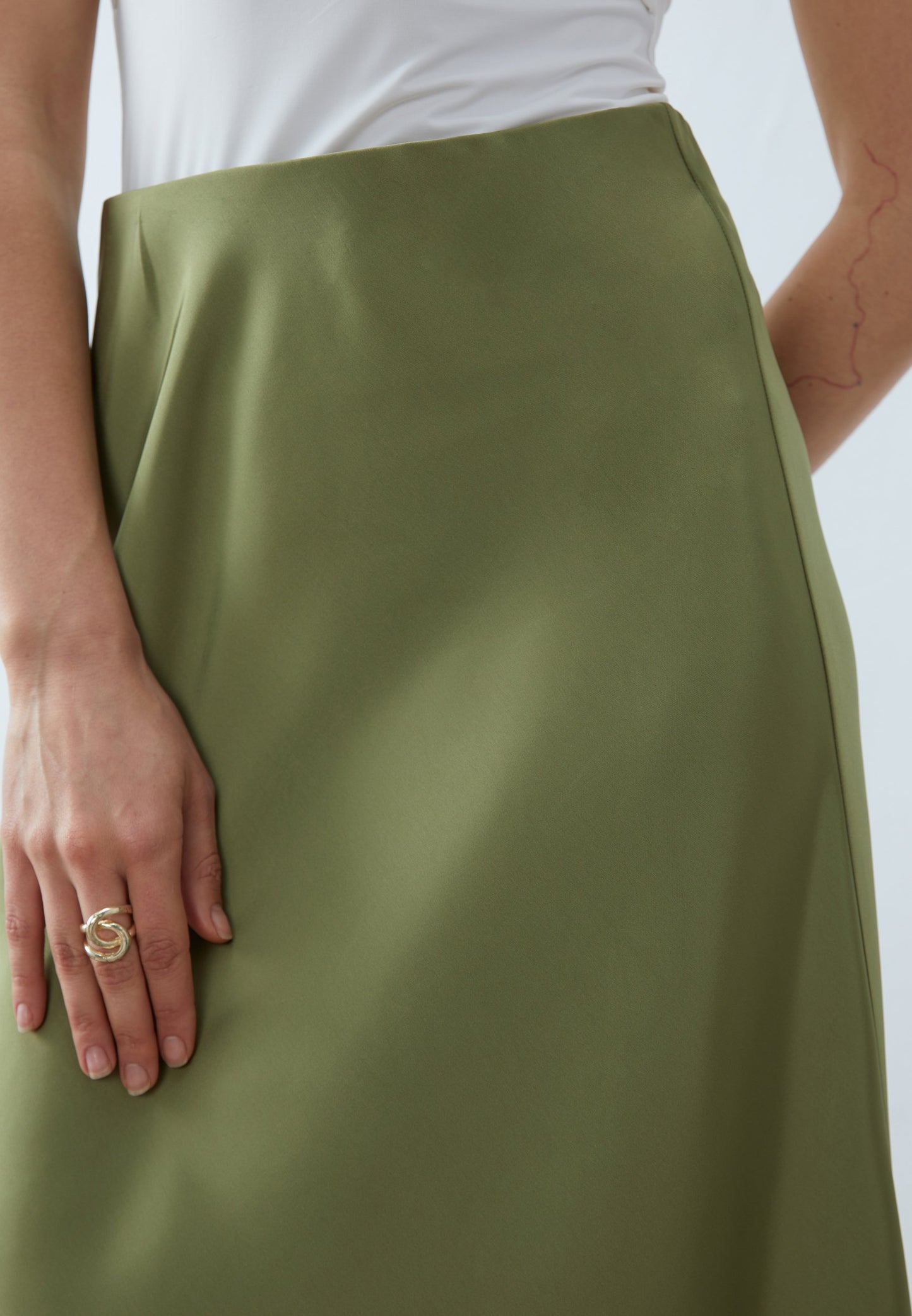 Anna Field A-line Skirt - Green