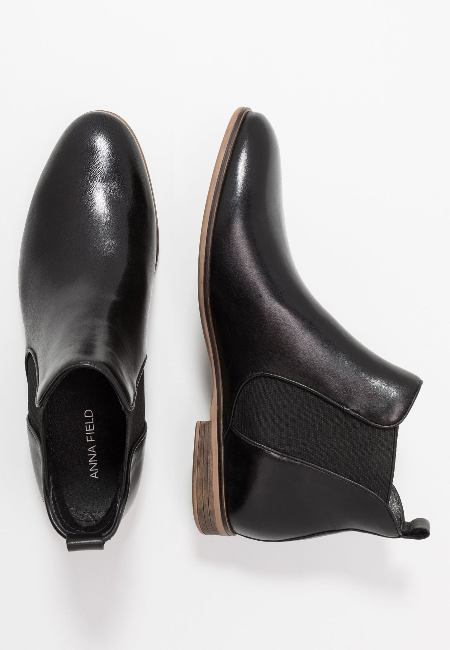 Anna Field Leather- Ankle Boots - Black