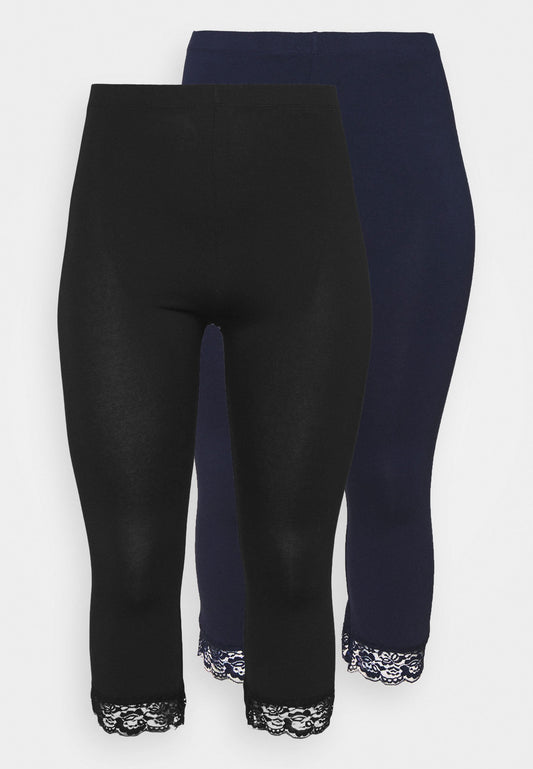  2 Pack- Leggings - Trousers - Black/Dark Blue