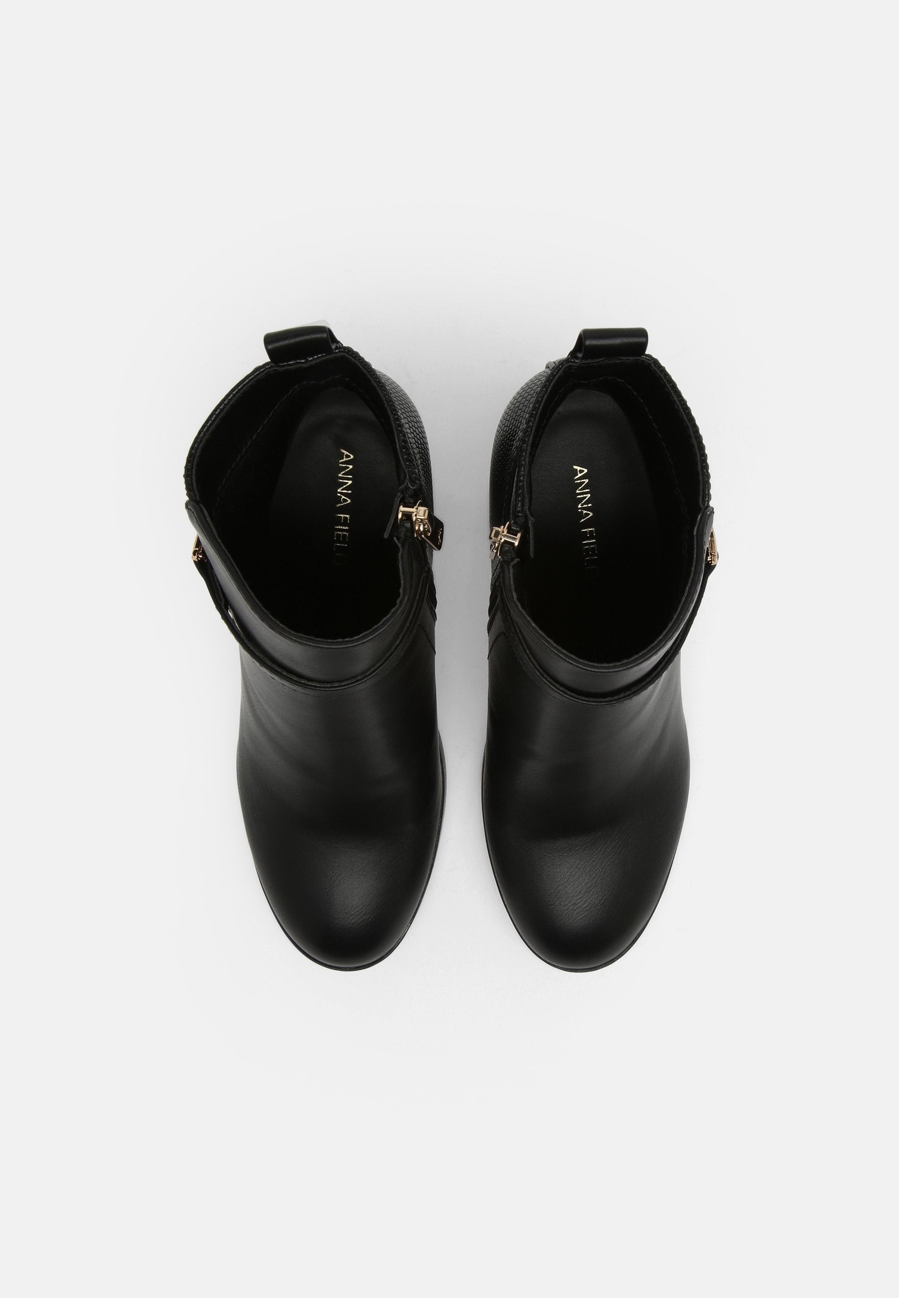 Anna Field Platform Ankle Boots - Black