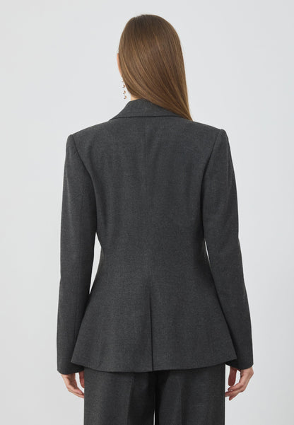 Anna Field Blazer - Grey