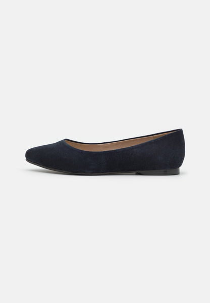 Anna Field Leather - Ballet Pumps - Dark Blue
