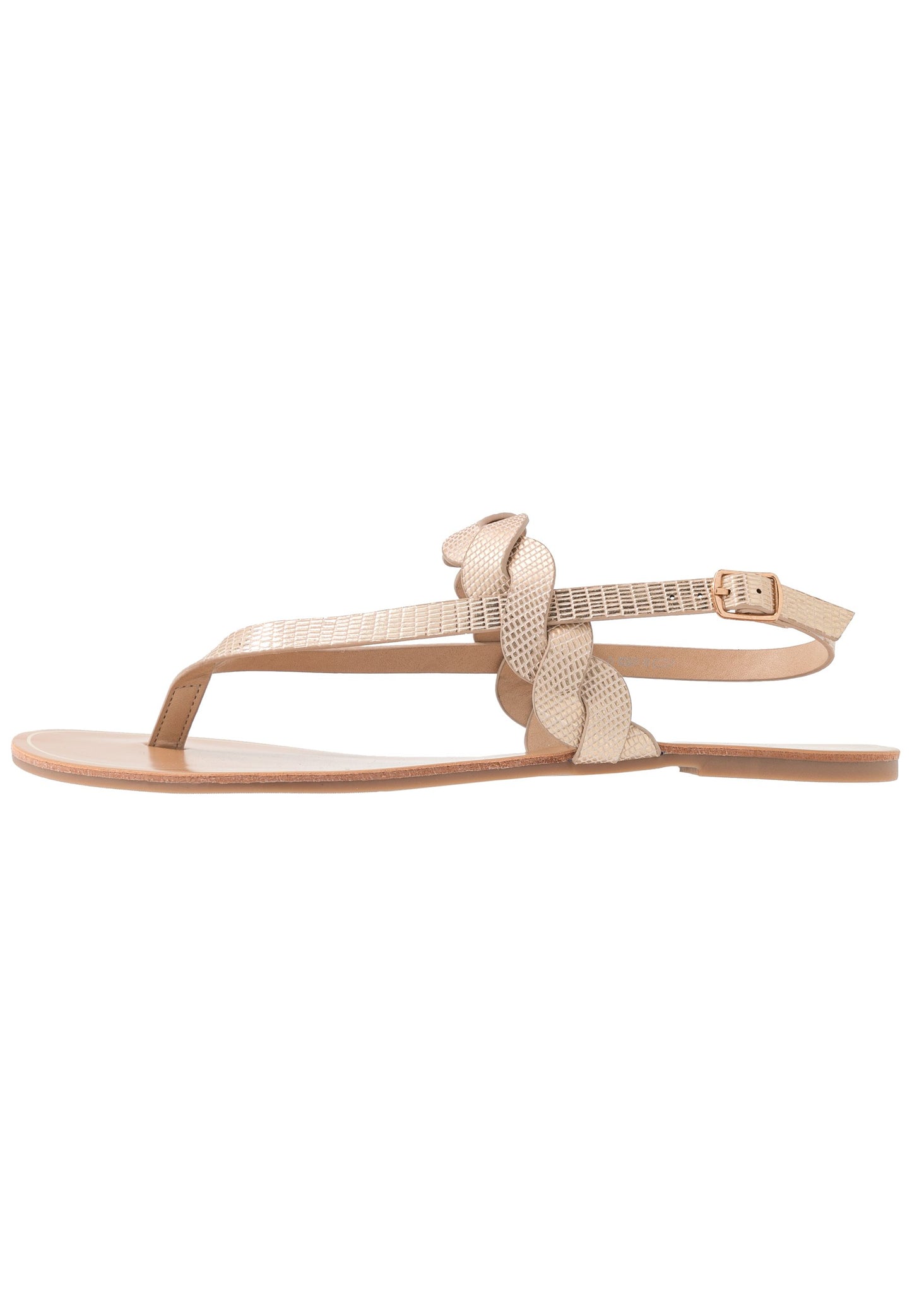  T-Bar Sandals - Rose-Gold