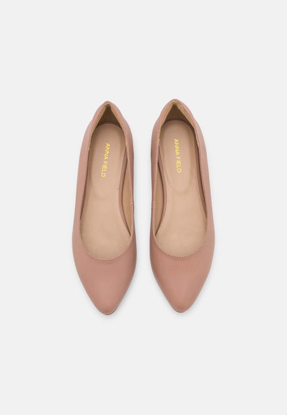 Anna Field Leather - Ballet Pumps - Light Pink