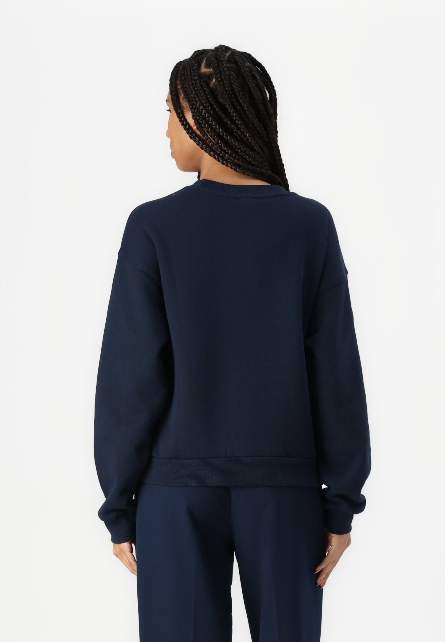 Anna Field BASIC CREW NECK - Sweatshirt - Dark Blue