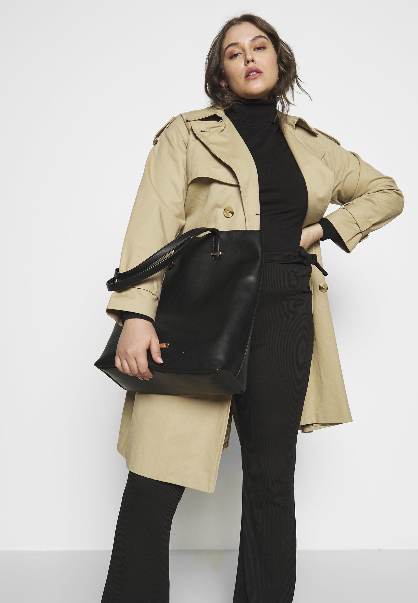 Anna Field Tote Bag - Black