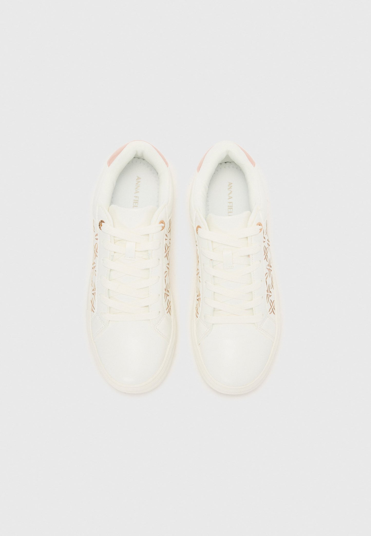 Anna Field Trainers - White Rose