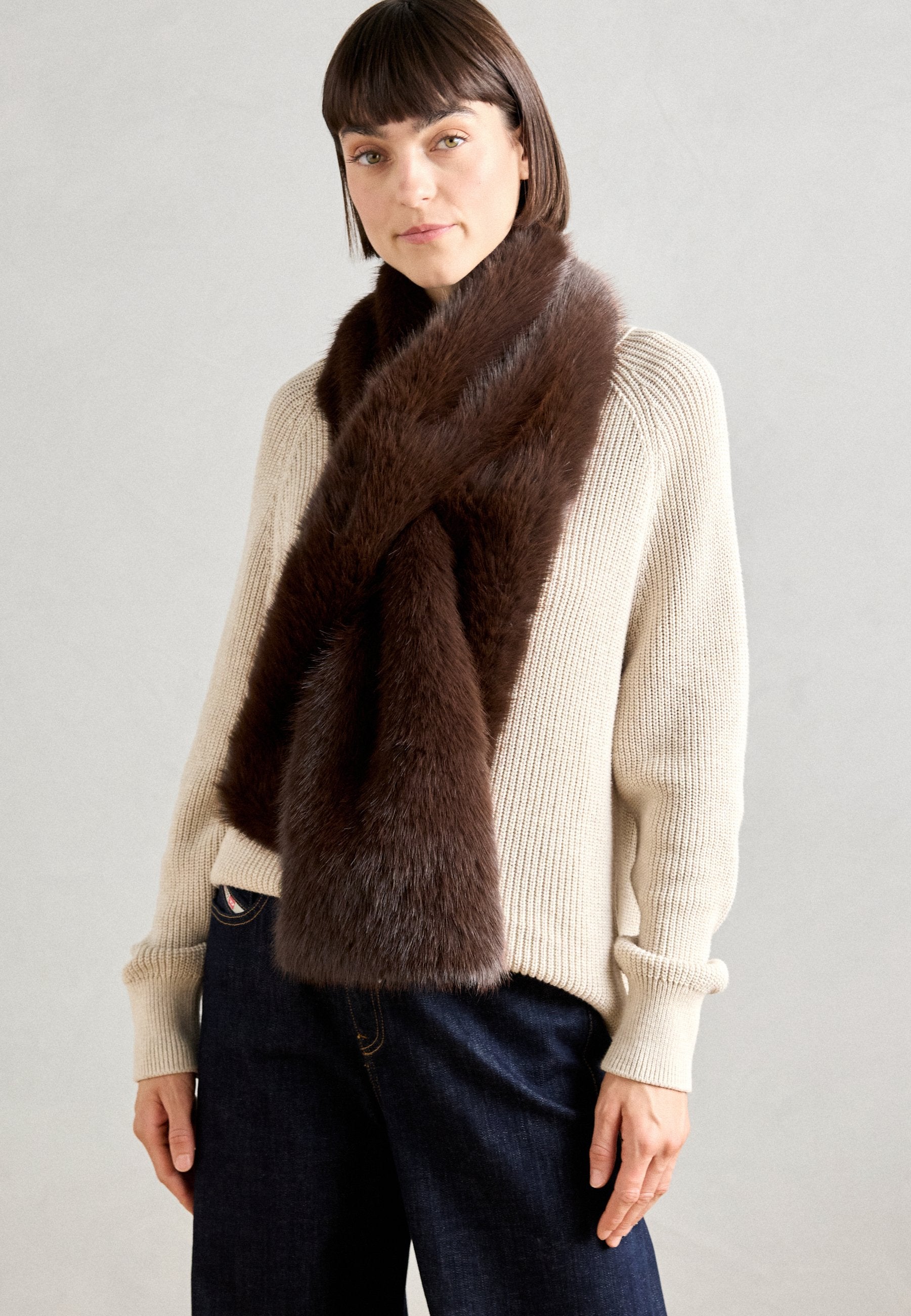 Anna Field Scarf - Brown