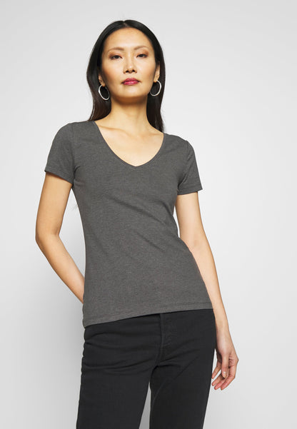 Anna Field 3 Pack - Basic T-Shirt - Black, White