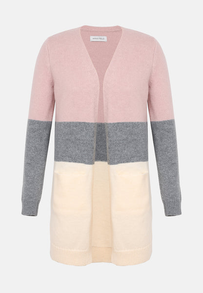 Anna Field Cardigan - Black/grey