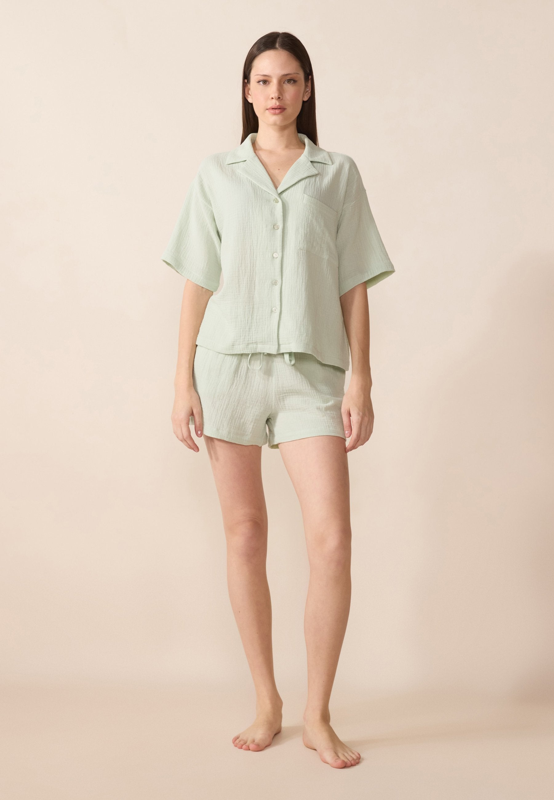 Anna Field SET - Pyjamas - Light Green