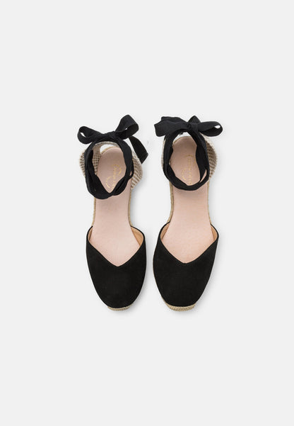 Anna Field Leather- Lace-Up Heels - Black