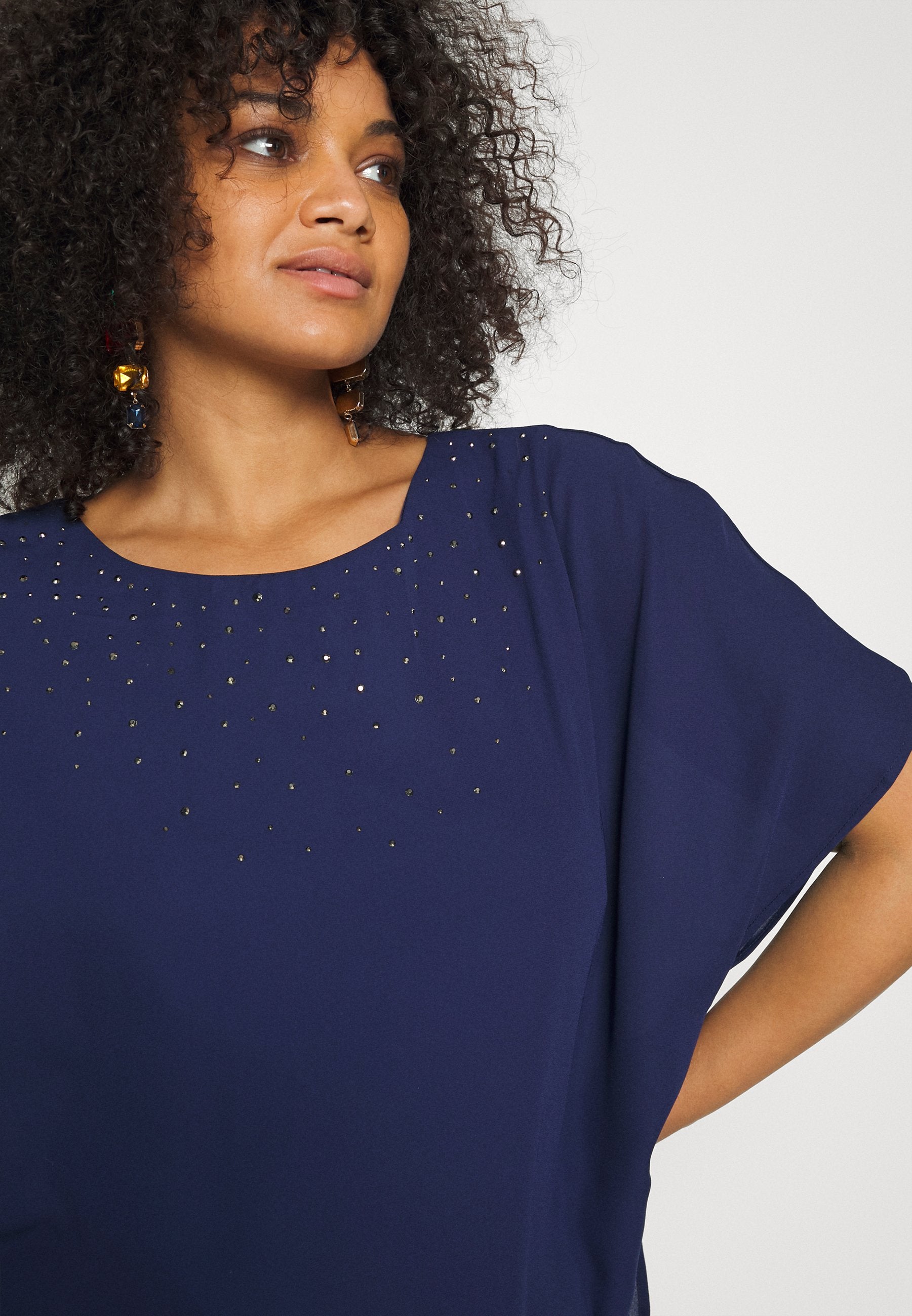  Cocktail Dress / Party Dress - Dark Blue