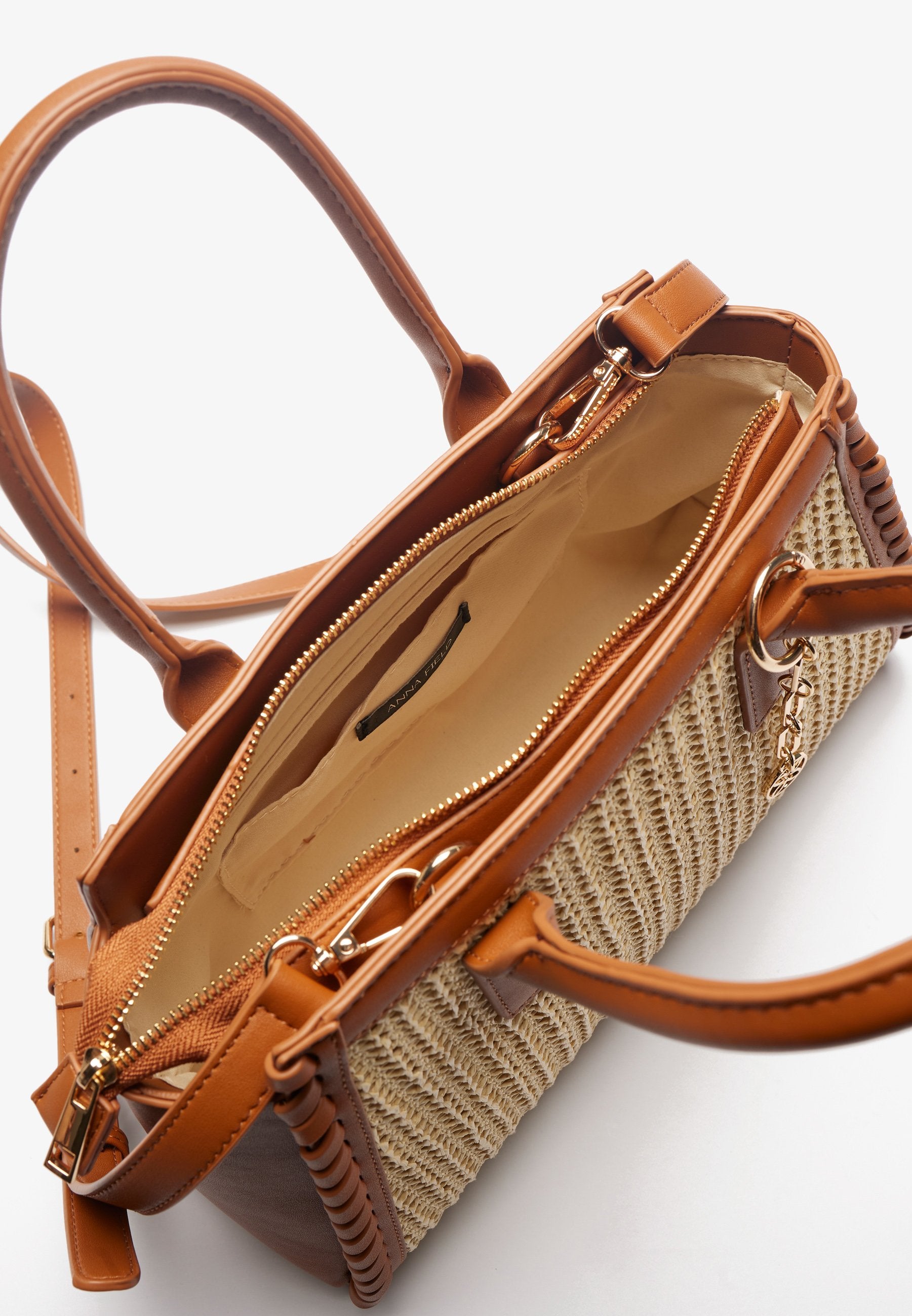 Anna Field Handbag - Beige,brown