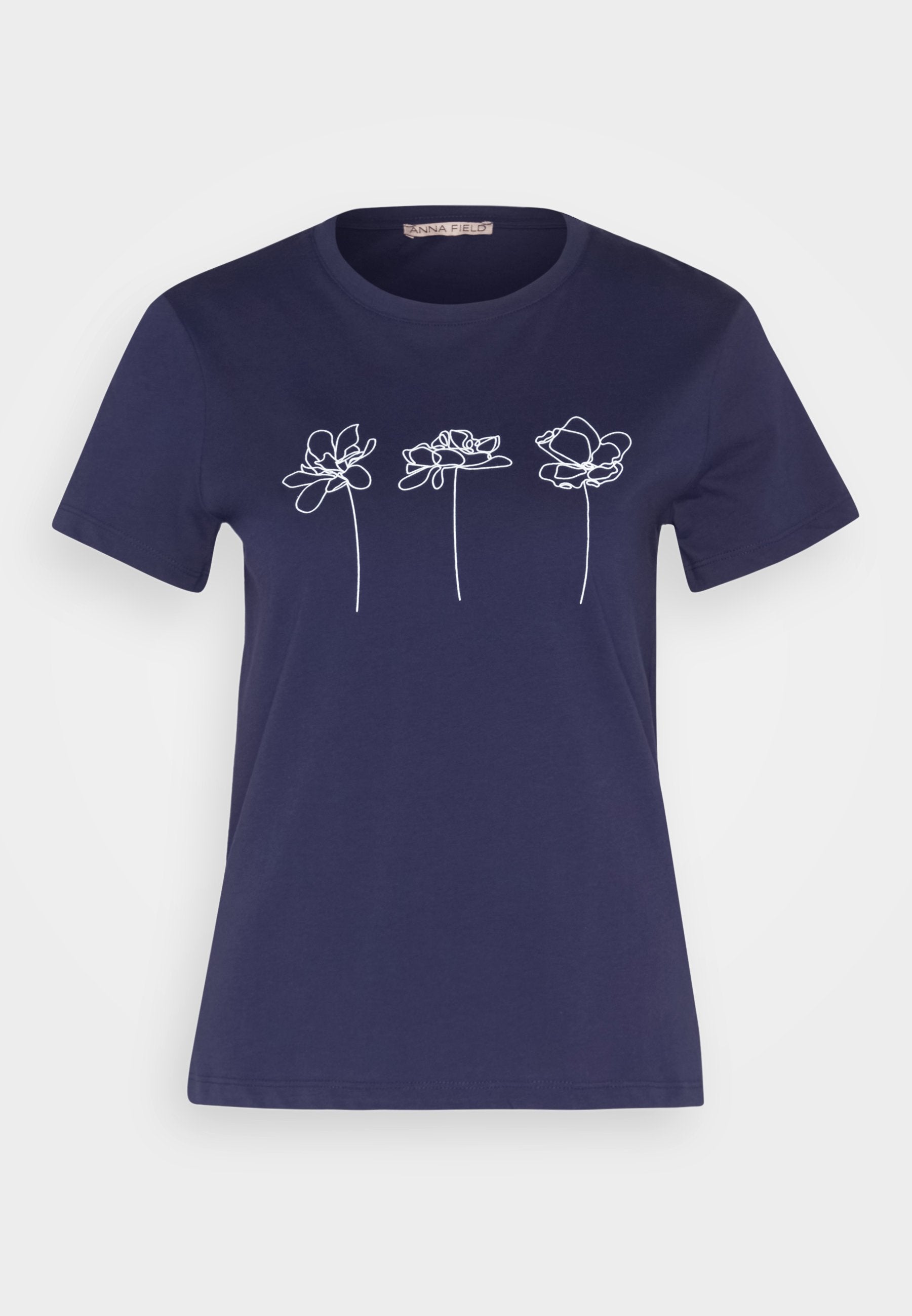 Anna Field Print T-Shirt - Dark Blue