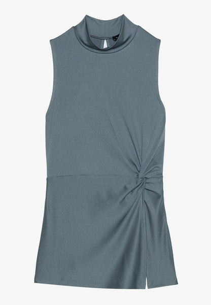 Anna Field Top - Blue-grey