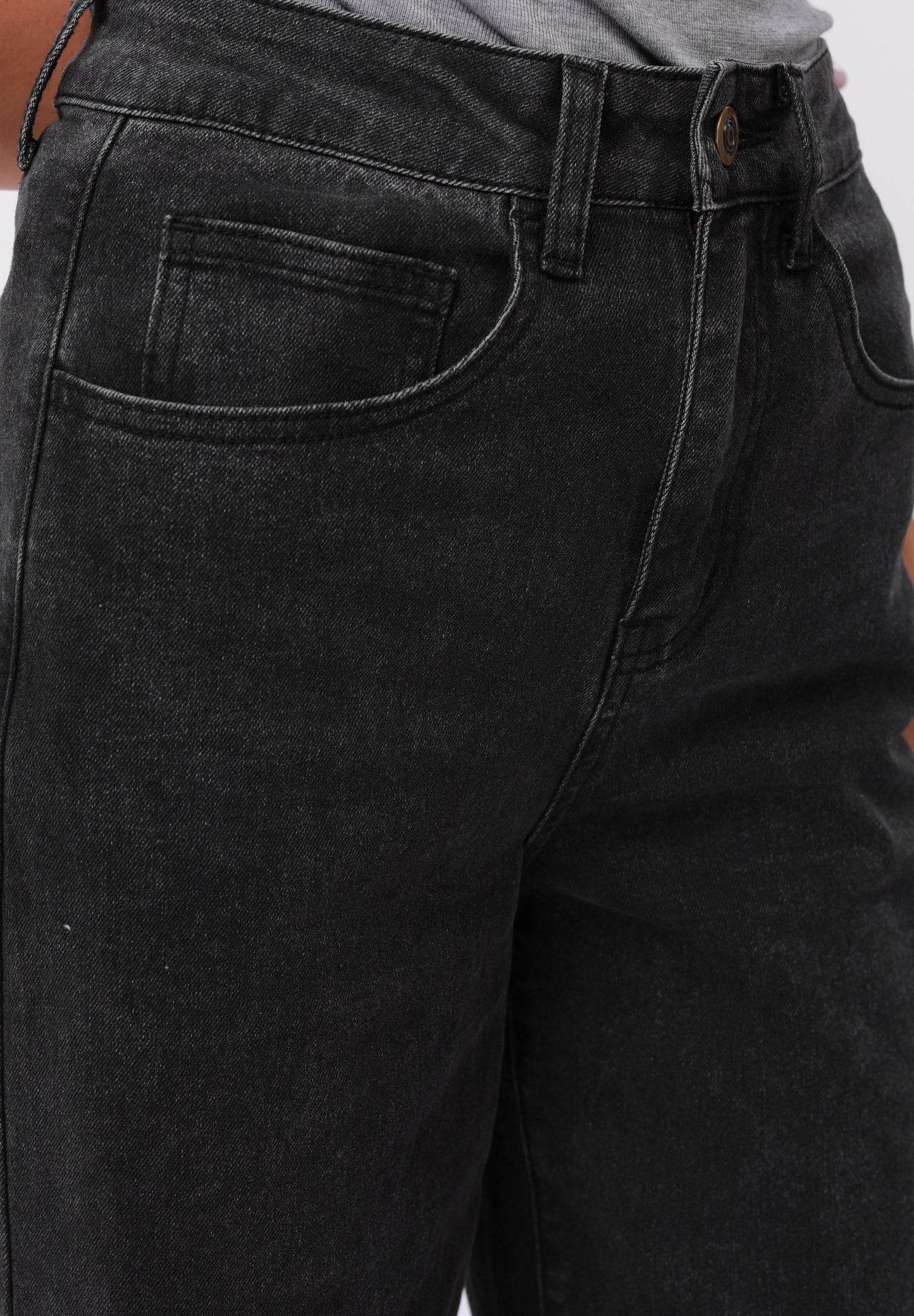  Flared Jeans - Washed Black