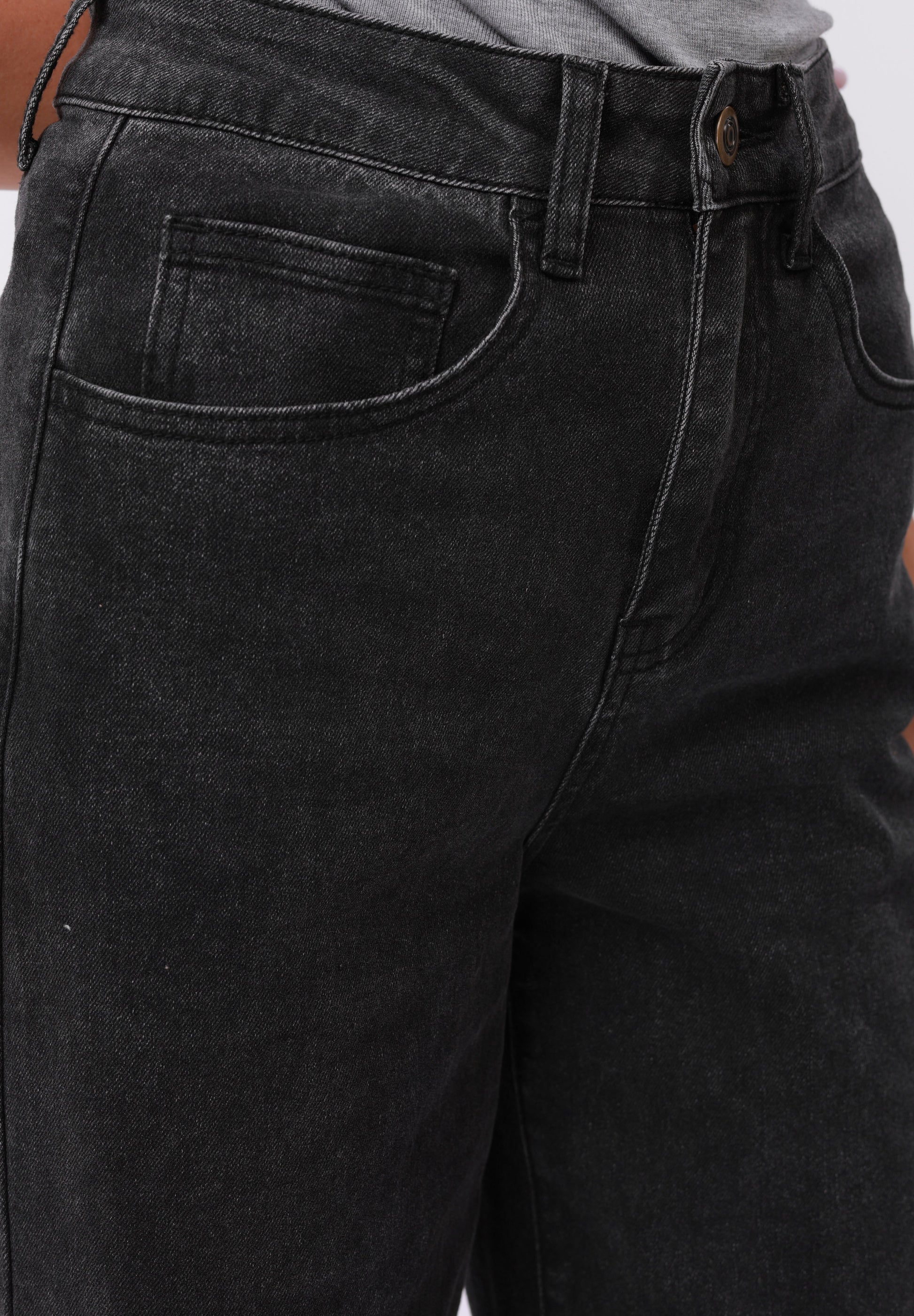  Flared Jeans - Washed Black