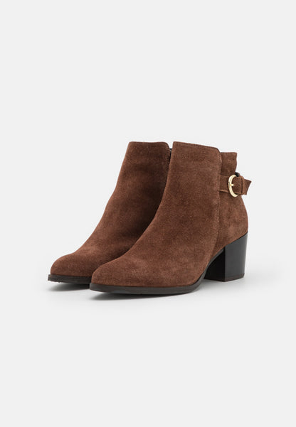 Anna Field Leather - Ankle Boots -Cognac