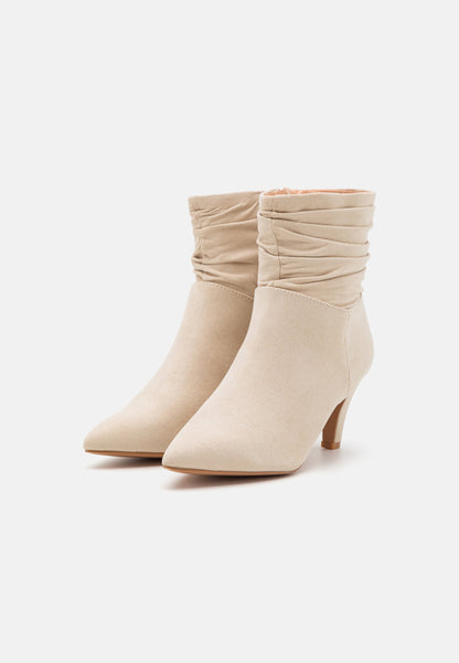  Classic Ankle Boots - Beige