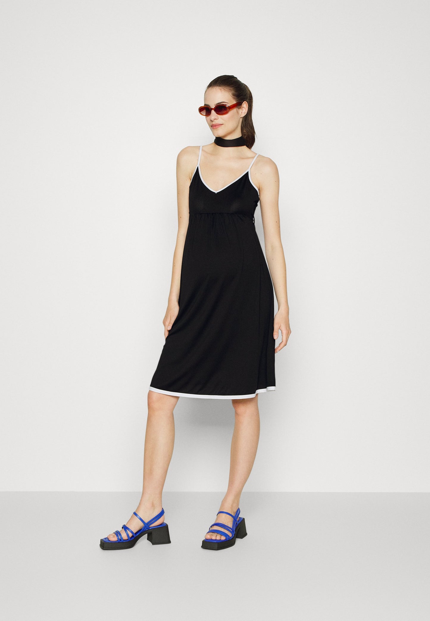  Jersey Dress - Black/White