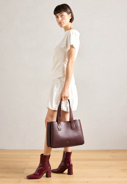 Anna Field SET - Handbag - Bordeaux