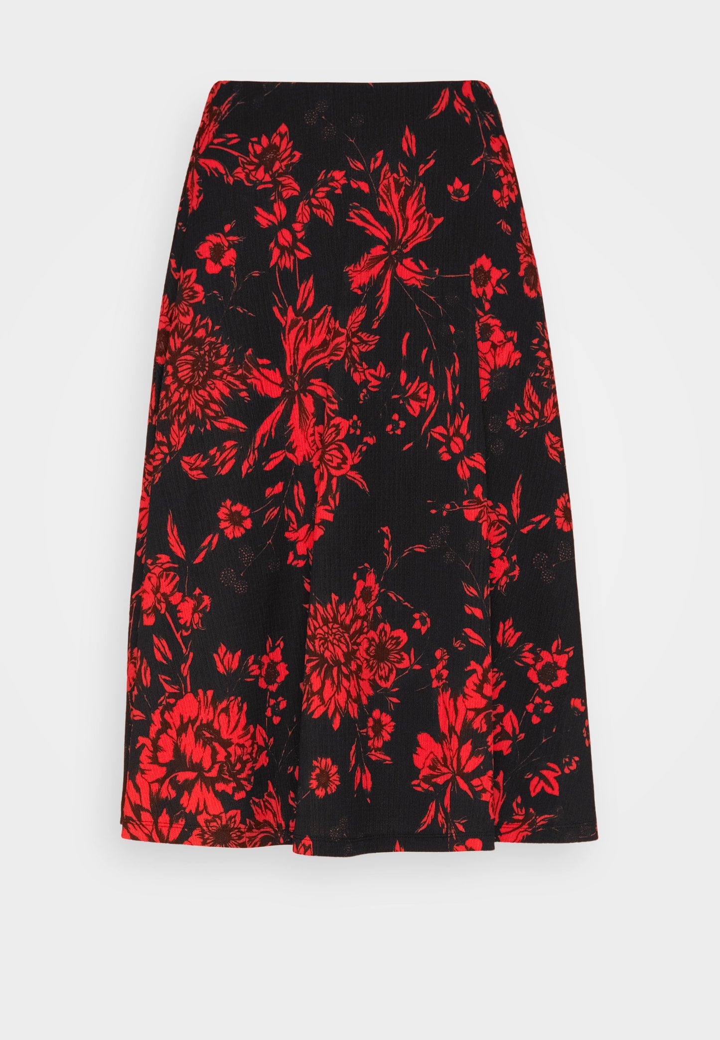 Anna Field A-Line Skirt - Red/Black