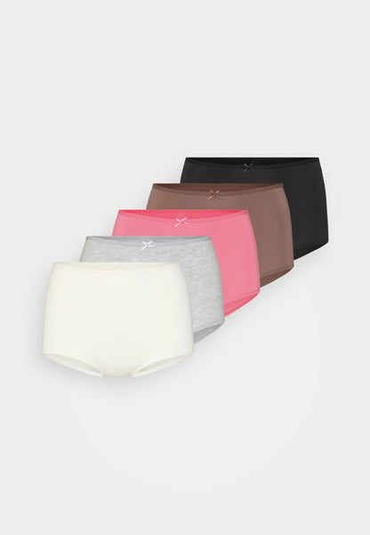 Anna Field 5 PACK - Briefs - Black/grey Marl/pink/taupe/white