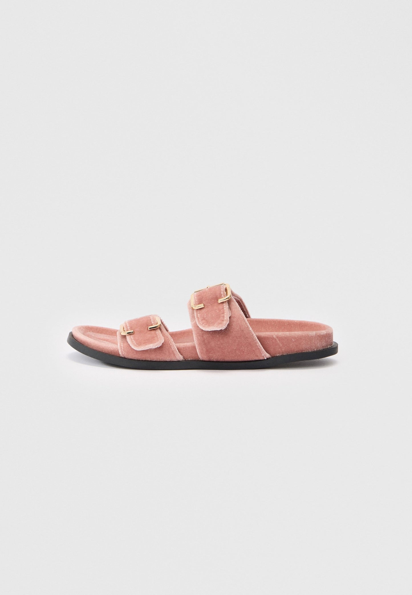 Anna Field Mules - Dusty Rose