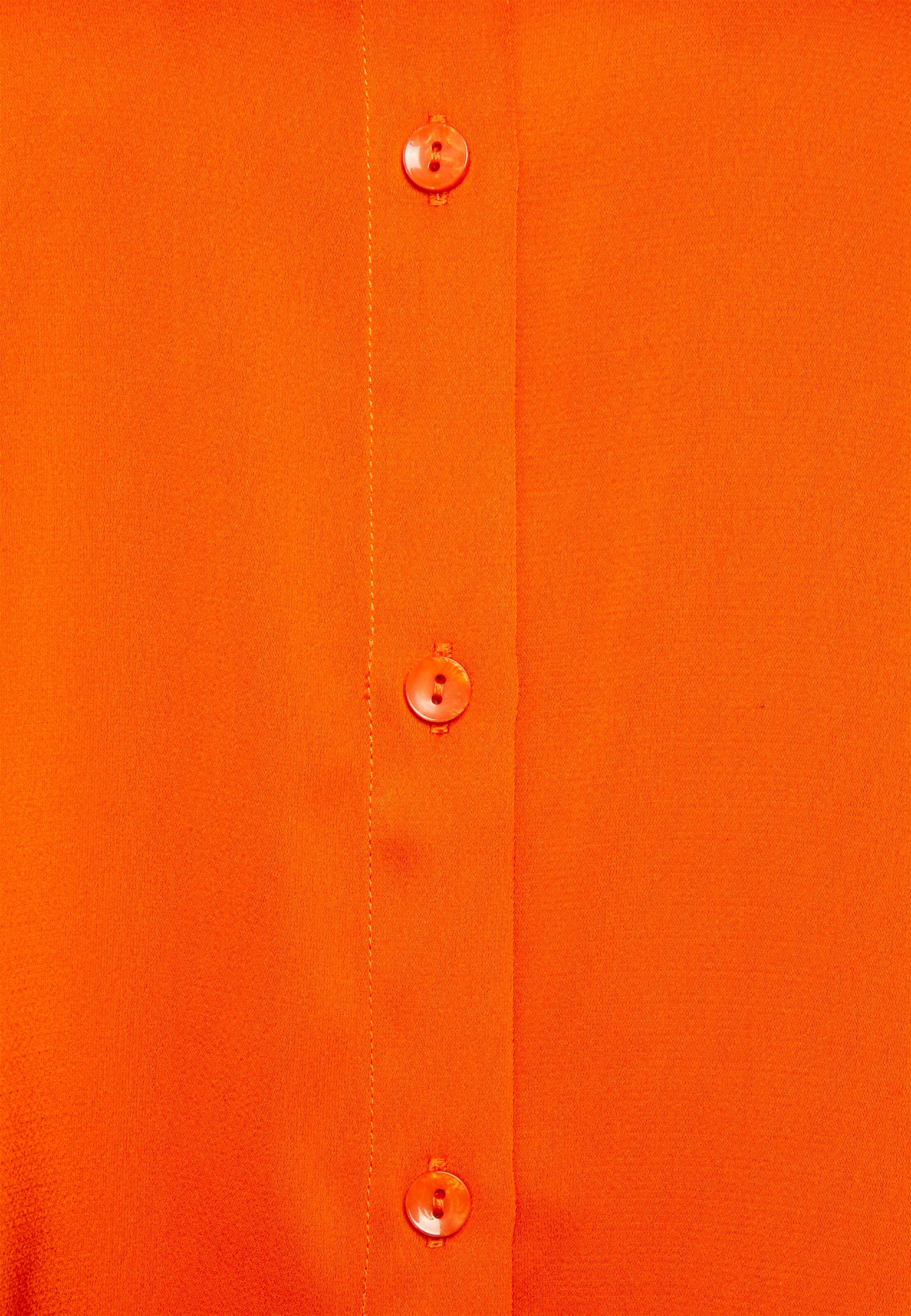 Anna Field Button-Down Blouse - Orange