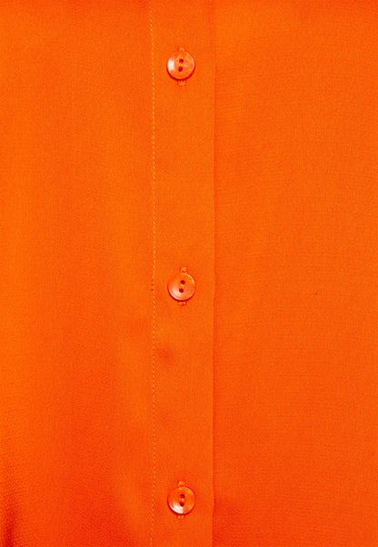 Anna Field Button-Down Blouse - Orange