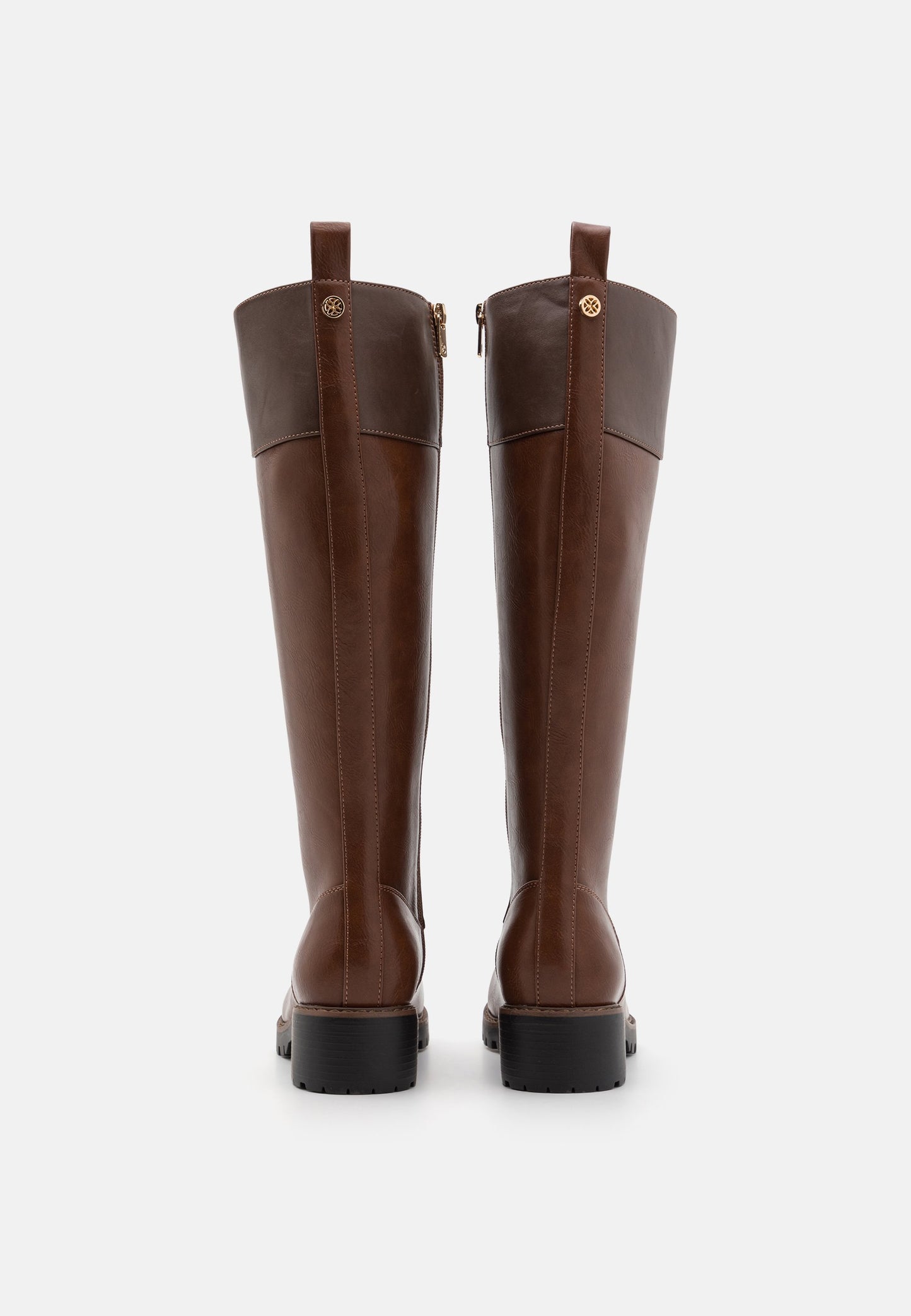  Lace-up Boots - Cognac