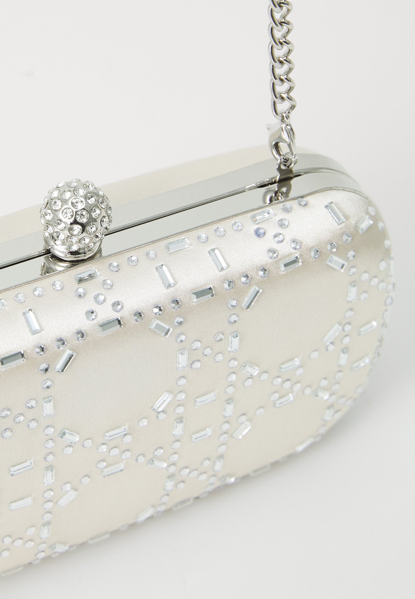 Anna Field Clutch - Beige/silver-coloured