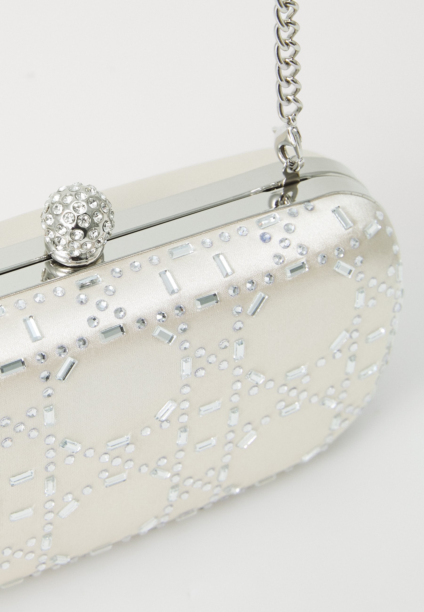 Anna Field Clutch - Beige/silver-coloured